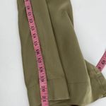 DKNY NEW Button Front Wide Leg Crop Pant Capri Green Size 10 Photo 11