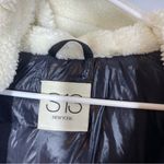 SAM. S13 Black Jane Sherpa Trim Hooded Down Puffer Coat Size M Photo 6