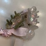 francesca’s 🖤 Hair Clip Set Green Photo 3