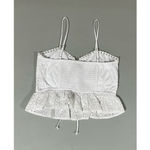 White Floral Eyelet Lace Photo 3