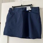 Greg Norman Navy Blue Womens Golf Mini Skirt Skort Size Large NWT Photo 0