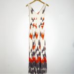 Maeve  Anthropologie Ikat Print V-Neck Maxi Dress Size Small Photo 2
