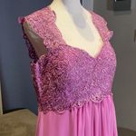 Women’s Lace & Chiffon Dress Empire Waist Corset Back Bridesmaid Size 12 NWT Photo 2