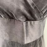 J. Crew Black Silk Midi Dress V Photo 4