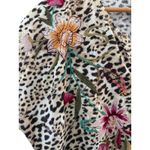 Johnny Was  Maisie Easy Button Linen Embroidered Tunic Dress Multicolor Size XL Photo 9