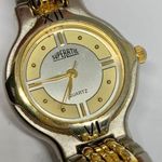 Superatic vintage women’s watch 25mm case gold silver tone Quartz analog running Photo 1