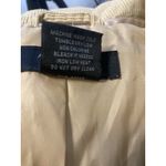 Y2K Beige Corduroy Jacket Blazer M Satin Trim Light Academia 70s Career Classic Tan Size M Photo 6