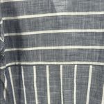 BeachLunchLounge Blue and White Striped Tunic cotton L long sleeve lightweight Photo 8