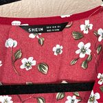 SheIn  Red Floral Mini Dress Photo 2
