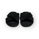 Eileen Fisher new Cross Slide Easy to Wear Flat Leather Sandal Black 9M Photo 8