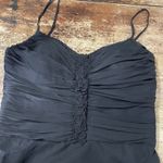 Cache  Black Silk Slip Dress Size 4 Photo 6