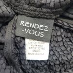 Rendezvous Black Knit Swim Coverup size small Photo 4