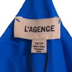 L'Agence Womens Kylee Camisole Cami Tank Top Blue Silk Charmeuse V Neck XS New Photo 3