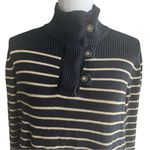 Ralph Lauren Black and Gold Turtleneck Sweater Photo 1