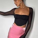 Princess Polly Long Sleeve Crop Top Photo 0