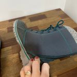 LL Bean Womens Duck Boots 7 Blue Quilted Mid Calf Rain Snow Rubber Lace Outdoor Photo 6