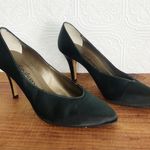 YSL YVES SAINT LAURENT Vintage 90s Satin Stiletto Pumps Photo 0