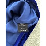 Line and Dot  Blue Velvet Strapless V-Neck Mini Dress Size XS Photo 7