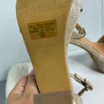 Top Moda  Women's Gold Platform Heels Photo 5
