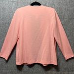 Vintage 70s Graff Californiawear Open Front Blazer Jacket Size 12 Pink Textured Photo 3