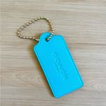 Coach Keychain  Limited Edition Bag Charm Logo Gold Chain Hawaii Stamp
Large Size Photo 1