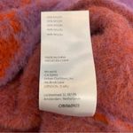 Urban Outfitters Women’s red purple print fuzzy fitted mini skirt Photo 5