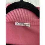 Gran Sasso Womens EU 48 Pink Zip Cardigan Sweater Made In Italy Preppy Size L Photo 2