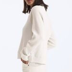 The North Face  Women's Chabot Mock Neck Long Sleeve Sweater White Dune XL Photo 4