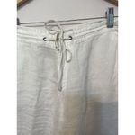 Joie  Revolve Irreplaceable Linen Pants Off White‎ Wide Leg Drawstring Waist 12 Photo 1