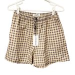 We Wore What  Size Small Cotton Boxershorts Gingham Plaid NEW Photo 1
