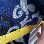 Vintage Baroque Print Top‎ Y2K 2000s 90s Grunge Sz Large Blue Photo 6