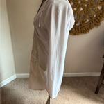 Athleta White Long Sleeve Wrap Sweatshirt Photo 3
