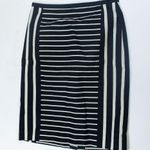 J.Crew NEW Cotton Stretch Grasscloth Mixed stripe Print Pattern Pencil Skirt 8 Photo 0