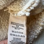 Free People Cream Popcorn Cropped Pullover Sweater Photo 6