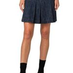 Akris Punto Fit & Flare Denim Mini Skirt in Black Size 4 EXCELLENT! Photo 0