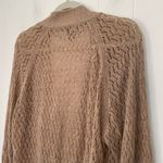 MNG Suit Open Knit Cardigan Sweater Deep V Photo 12