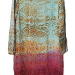 Anthropologie  Maeve Silk Tunic Dress Pullover Small Midi Fairy Party Delicate Photo 0