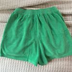 Green Women's Towel Shorts Photo 3