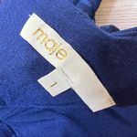 Maje  Blue Rodez Dress fit flare lien mesh Photo 7