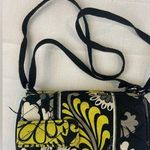 Vera Bradley Black and Yellow Flora Mandala Print Wristlet Photo 10