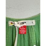 Marine layer Women's Size Large Jade Sheen Jude Flutter Sleeve Midi Dress NWT Photo 5