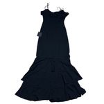 Lulus NWT  Women's Lively Evenings Black Sleeveless Tiered Maxi Dress Size S Photo 7