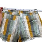 Altar'd State Multicolor Striped Denim Shorts Size Medium Photo 3