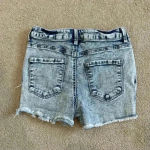 Banjara acid wash blue high rise distressed shorts Size 25 Photo 1