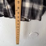 Levi's Levi’s San Francisco Black Gray Plaid Flannel Shirt L | Soft Grunge Button-Up Photo 5