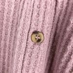 Urban Outfitters UO Out From Under Jojo Pink Oversized Waffle Knit Thermal Long Sleeve Top Photo 7