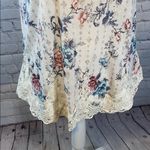 Xhilaration  T-Shirt Floral Print w Lace Trim-Small Photo 2