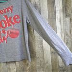 Coca-Cola XL Crewneck Long Sleeve Cherry Coke Very Cherry Cropped T-Shirt Photo 2