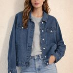 Jaclyn Smith  Indigo Denim Jacket Photo 0