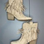 Coconuts by Matisse Women’s Logan Western Fringed Boots SZ 8 Suede New Boho Photo 3